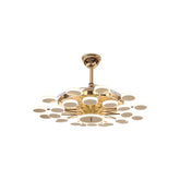 Qulik Modern Golden Chandilier Fan | K6291