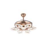 Qulik Modern Golden Chandilier Fan | T8299