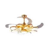 Qulik Traditional Golden Chandilier Fan | K228