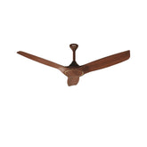 Qulik Aerovane 52" Modern Decorative Silent ABS Blade Remote Ceiling Fan (Dark-Wood ) Q-6572-DW