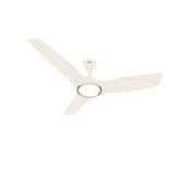 Qulik Aerovane 52" Modern Decorative Silent ABS Blade Remote Under Light Ceiling Fan (White Wood) Q-6572-WW-UL