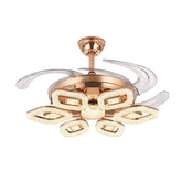 Qulik Modern Golden Chandilier Fan | T8299