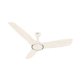 Qulik Aerovane 52" Modern Decorative Silent ABS Blade Remote Ceiling Fan (White Wood ) Q-6572-WW