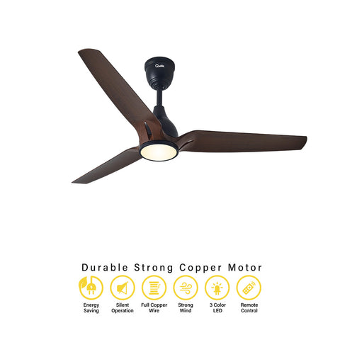Qulik Nexa - 56" Under-Light Dark Wood | Q-6579-DW-UL