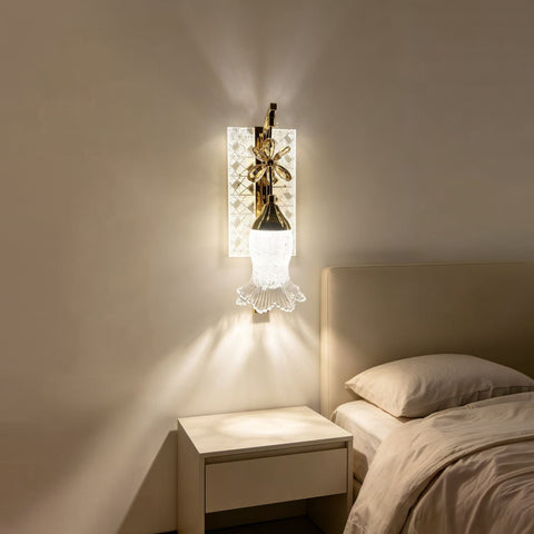 Qulik Crystal Flower Branch Wall Light (QL-10651WL)