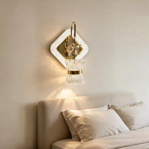 Qulik Gold Crystal Diamond Wall Light (QL-11088WL)