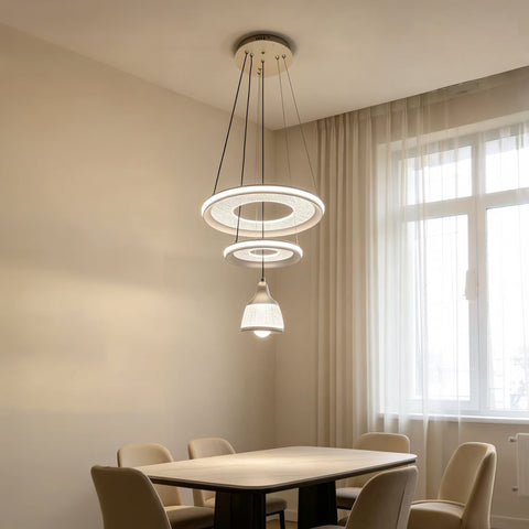 Qulik Gold Crystal Halo Bell Hanging Light (QL-2354HL)