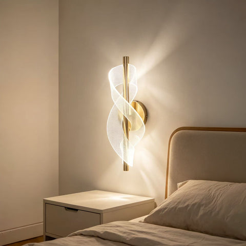 Qulik Modern Decorative Twisted Ribbon Wall Light (QL-573WL)