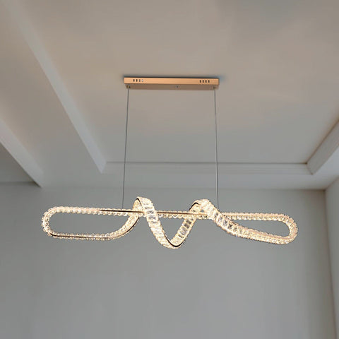 Qulik Modern Crystal Luxury Chandelier LED Light (French Gold)- (QL-D8927-1000-FGD)