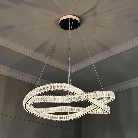 Qulik Modern Luxury Chandelier LED Light (French Gold)- (QL-D8962-600-FGD)