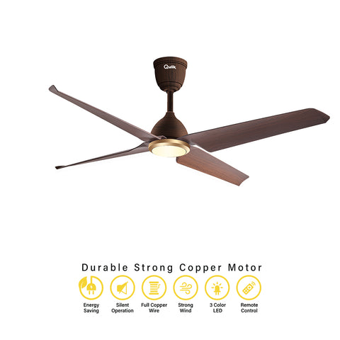 Qulik Aero-X 54" Under-Light Darkwood | Q-6578-DW-UL
