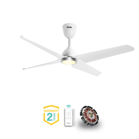 Qulik Aero-X 54" Under Light Parle White | Q-6578-PW-UL