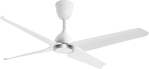 Qulik Aero-X 54"- Decorative Energy Saving BLDC Remote Control Ceiling Fan (Parle White) | Q-6578-PW