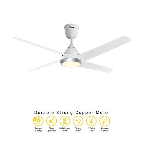 Qulik Alpha Edge 4B - 53" Under-Light Pearl White | Q-6576-PW