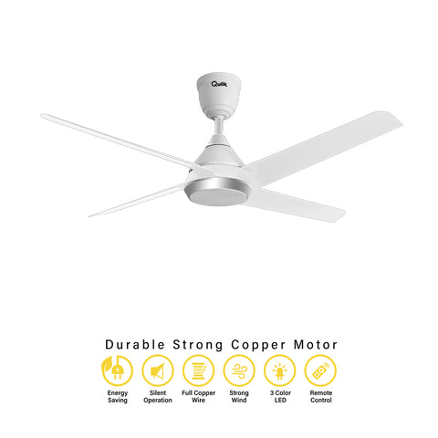 Qulik Alpha Edge 4B - 53" Pearl White | Q-6576-PW