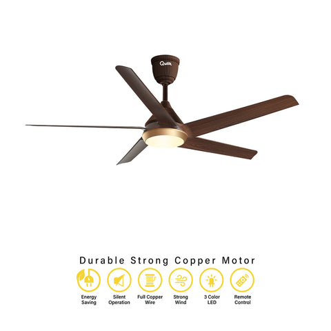 Qulik Alpha Edge 5B - 53" Under-Light Darkwood | Q-6577-DW-UL
