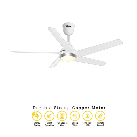 Qulik Alpha Edge 5B - 53" Under-Light Pearl White | Q-6577-PW