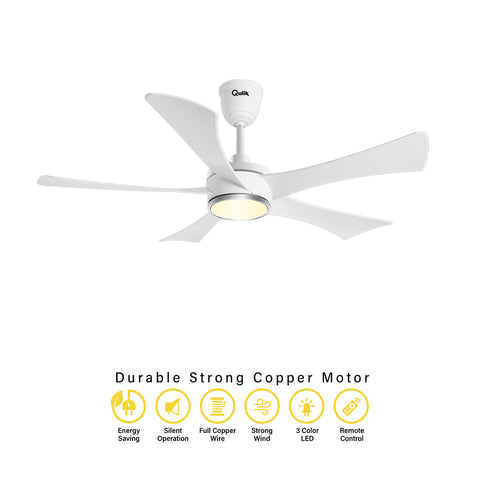 Qulik Falcon 53" Under-Light Pearl White | Q-6574-PW-UL